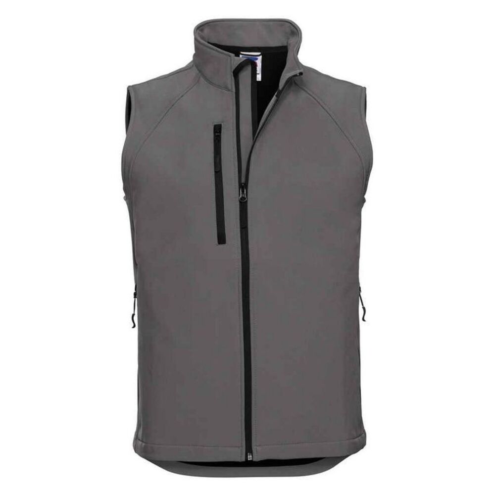 Russell Mens Softshell Vest / Titanium